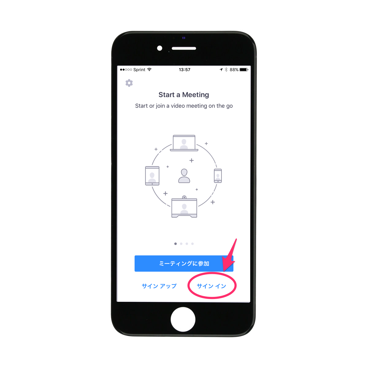 初期設定 Zoom App で Saml を用いた Junify との接続方法 スマートフォン Junify Corporation